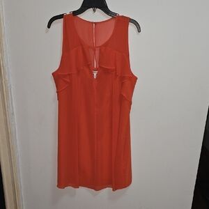 NEW BCBGeneration Orange Mini Dress Size Large Beautiful!